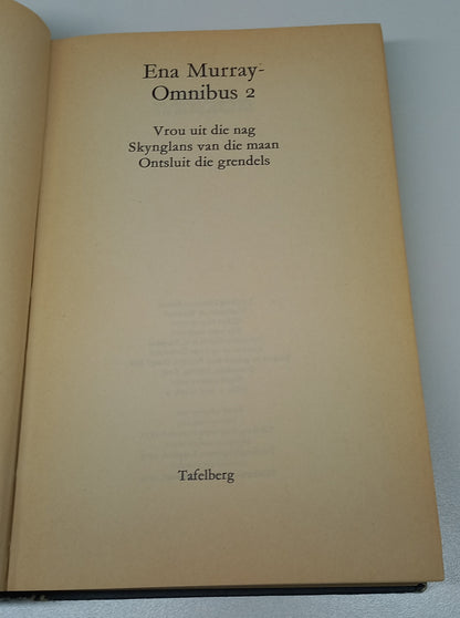 Ena Murray: Omnibus 2 (3 in 1) Vrou Uit die Nag, Skynglans van Die Maan & Ontsluit Die Grendels