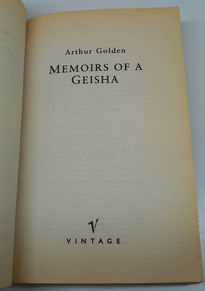 Memoirs of a Geisha by Arthur Golden