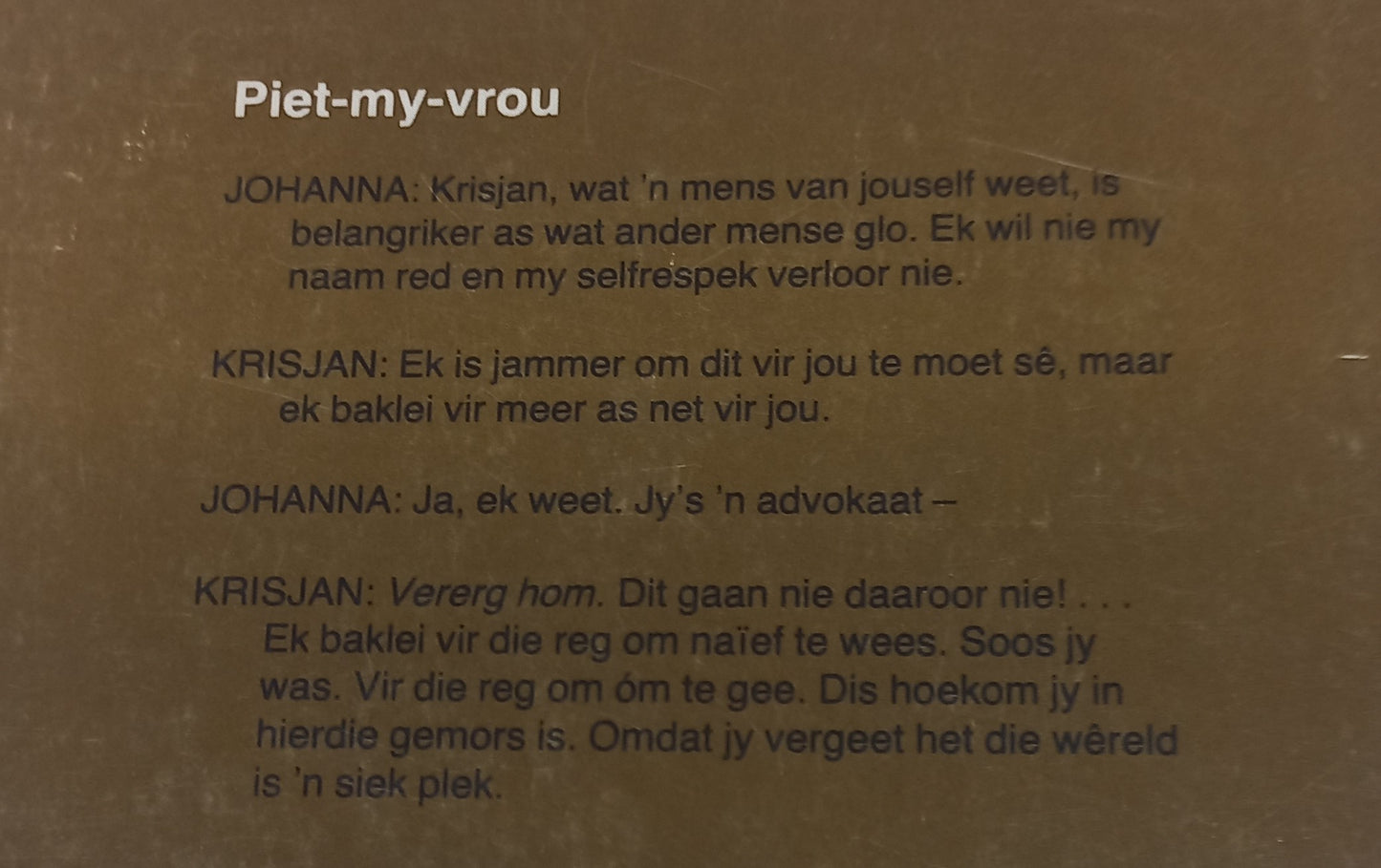 Piet-My-Vrou en Nagspel