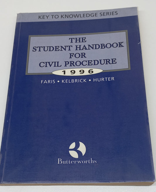 The Student Handbook for Civil Procedure 1996