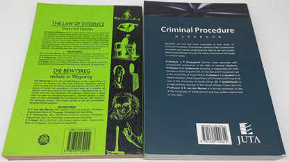 Law of Evidence and Criminal Procedure Book Bundle