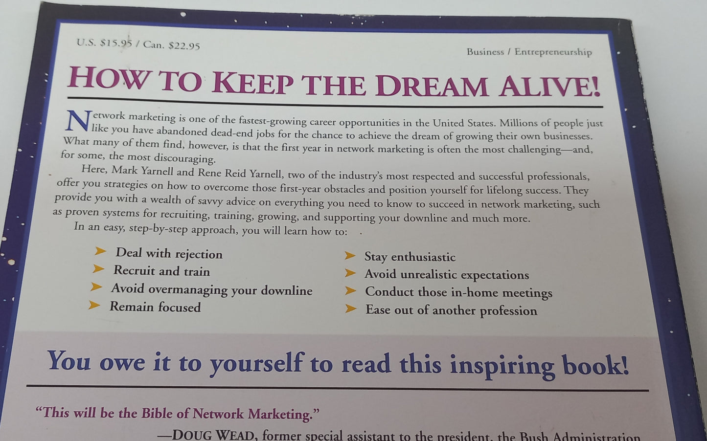 Your First Year in Network Marketing