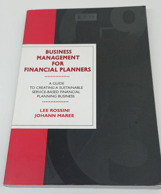 Business Management for Financial Planners