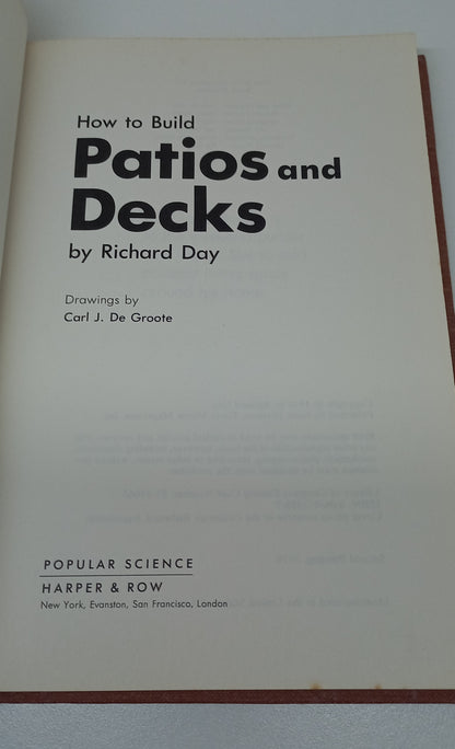 How to Build Patios and Decks