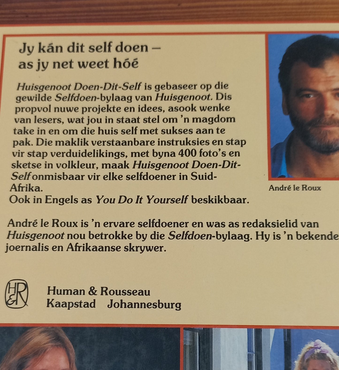 Do it Yourself - Huis Genoot - Afrikaans book