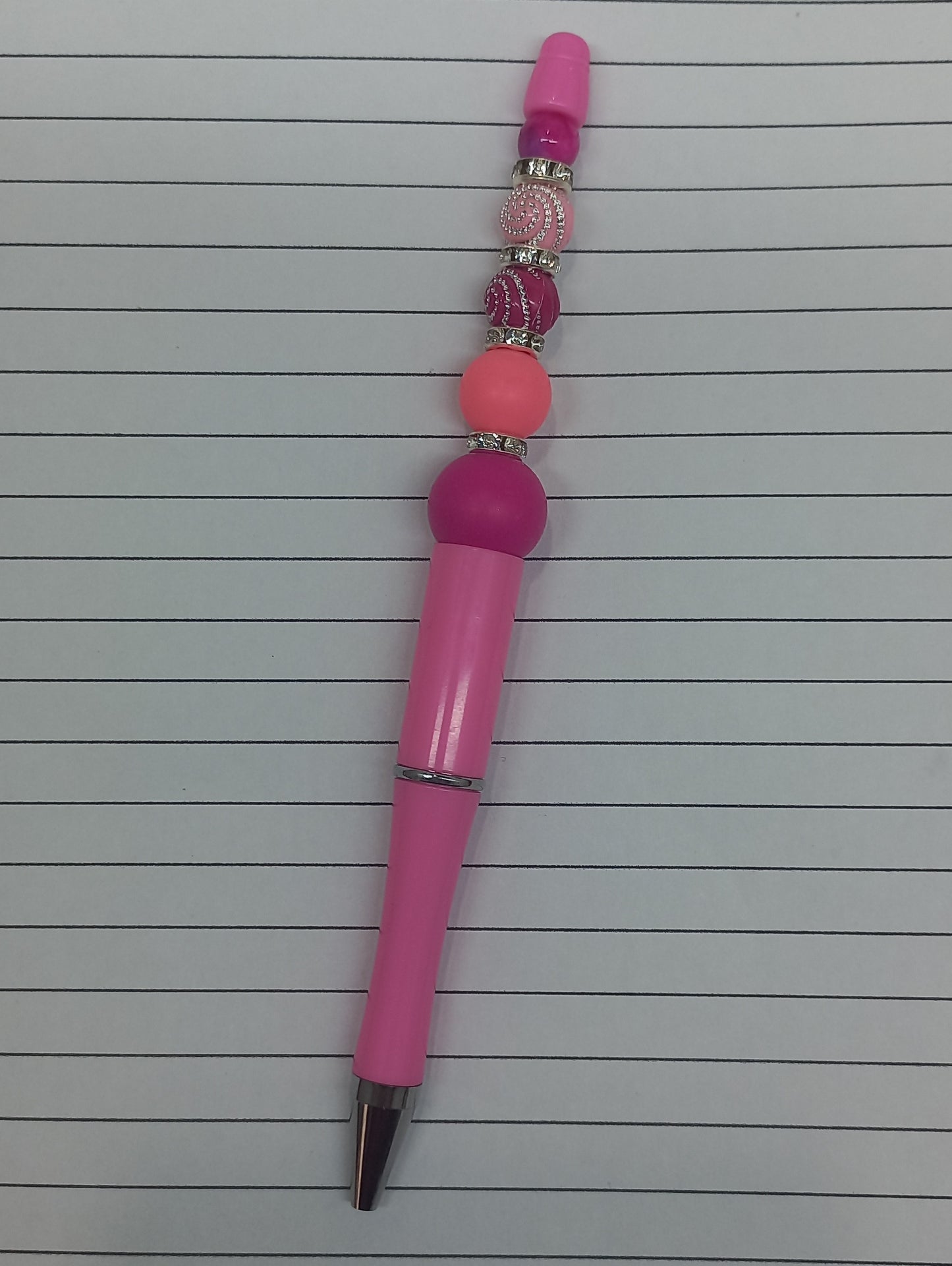 Sparkling Pink Beaded Pen