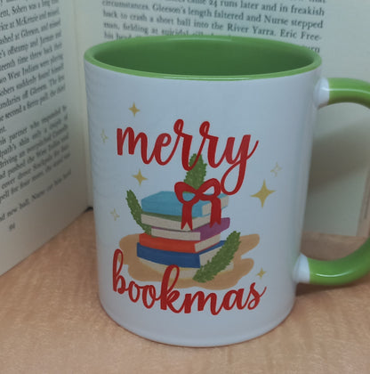 Merry Bookmas Ceramic Mug