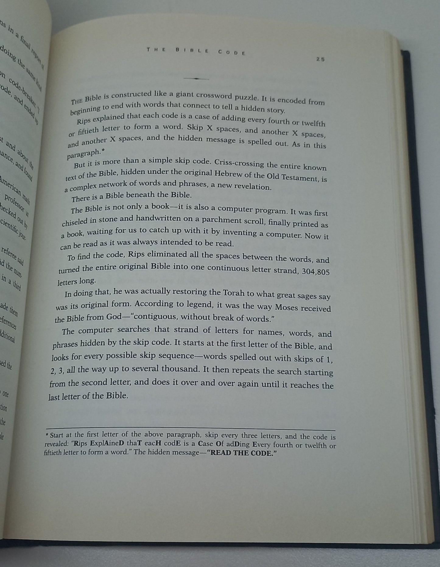 The Bible Code by Michael Drosnin (The Bible Code #1) [Hardcover]