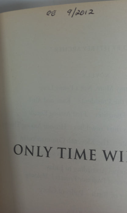 Only Time Will Tell by Jeffrey Archer (The Clifton Chronicles #1)
