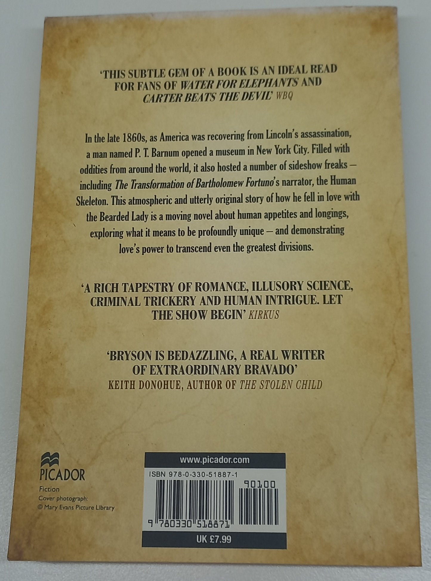 The Transformation of Bartholomew Fortuno by Ellen Bryson