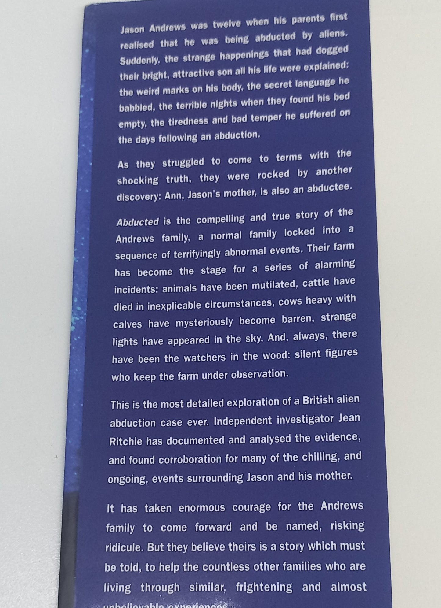 Abducted: The True Story of Alien Abduction in Rural England by Ann Andrews & Jean Ritchie