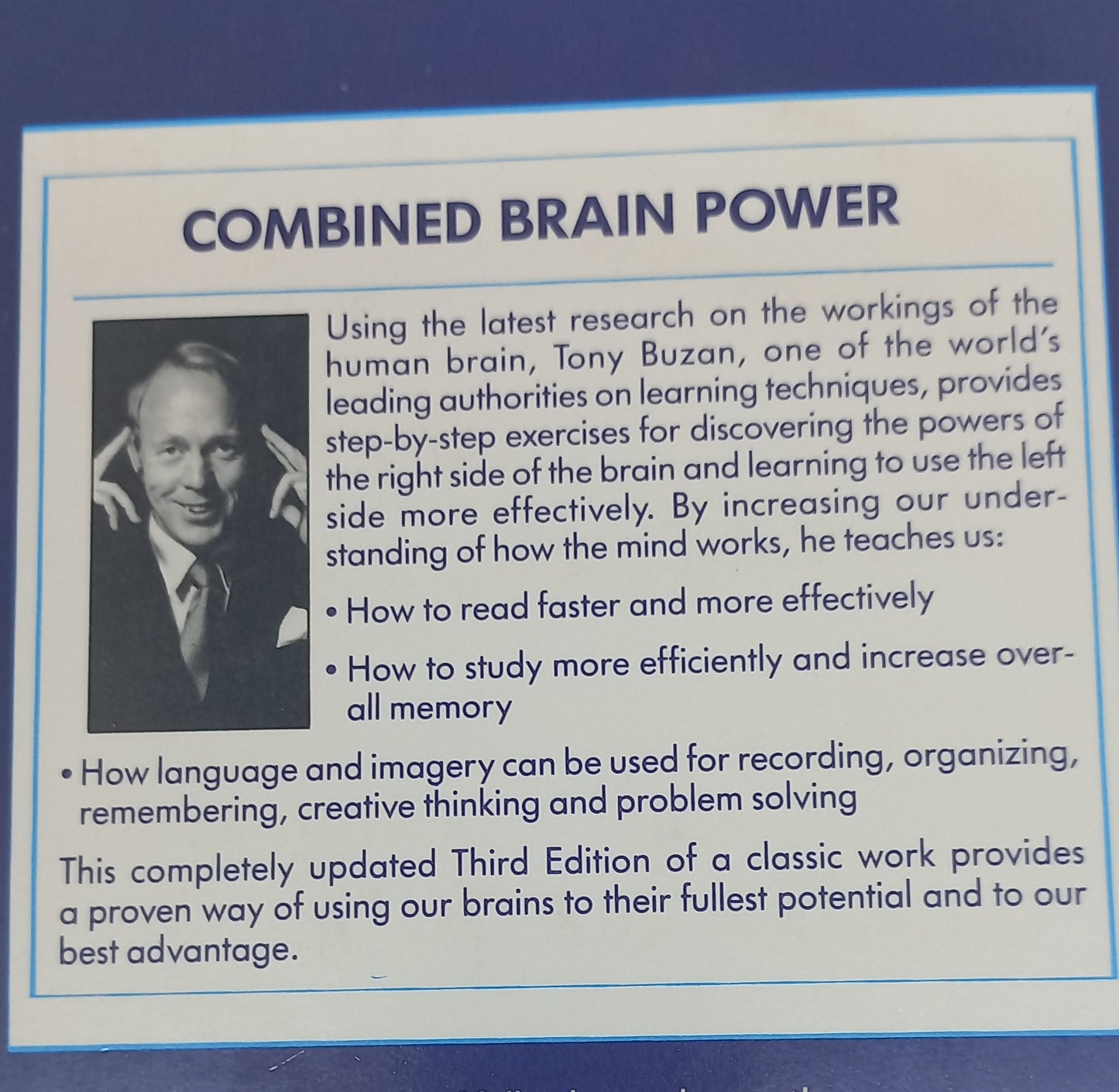 Use Both Sides of Your Brain by Tony Buzan (3rd Edition)