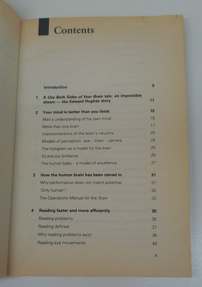 Use Both Sides of Your Brain by Tony Buzan (3rd Edition)