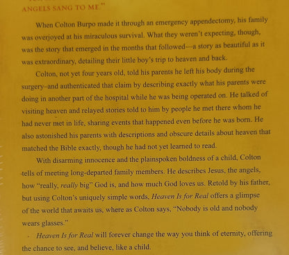 Heaven is For Real by Todd Burpo & Lynn Vincent