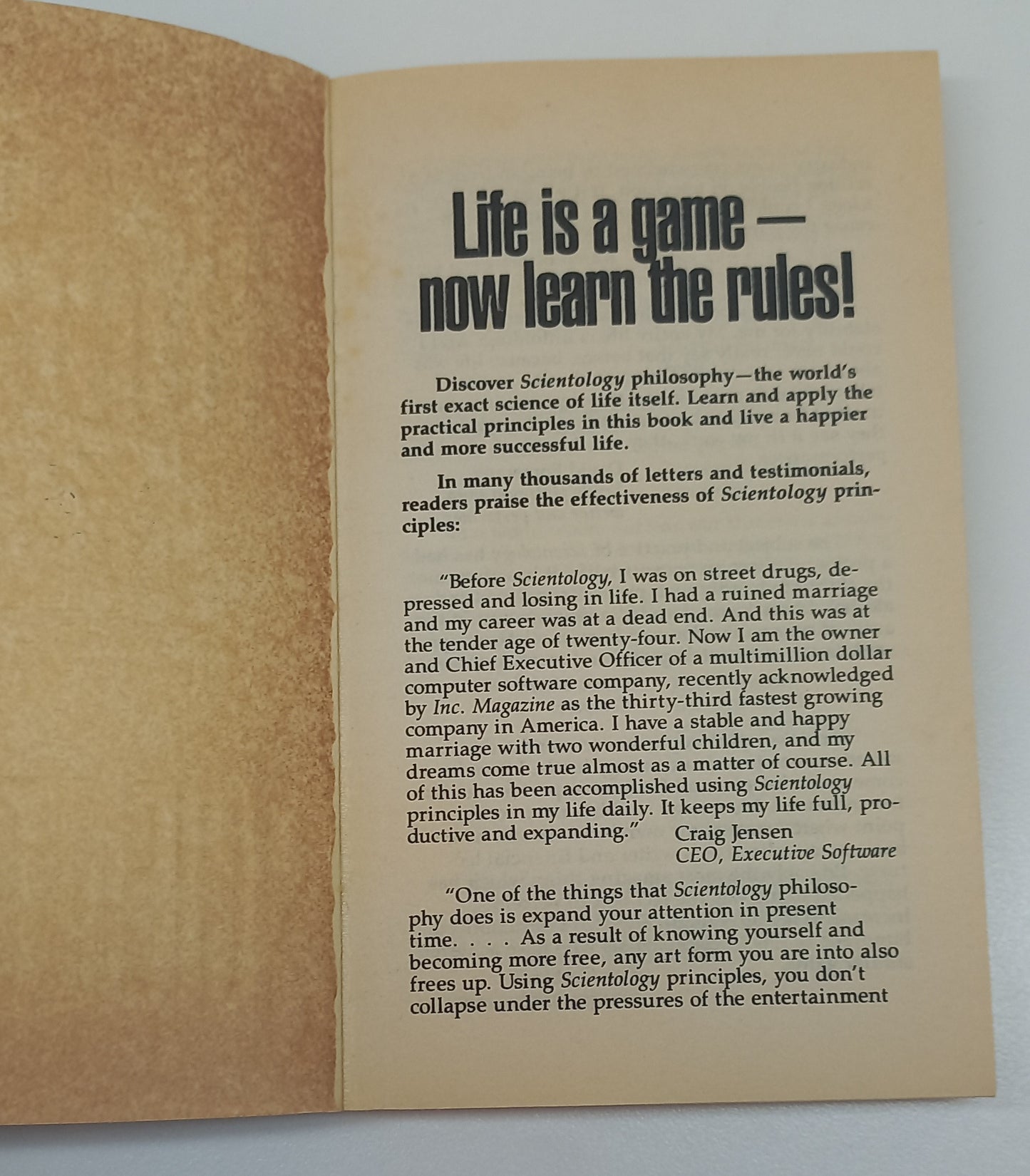 Scientology: The Fundamentals of Thought by L. Ron Hubbard