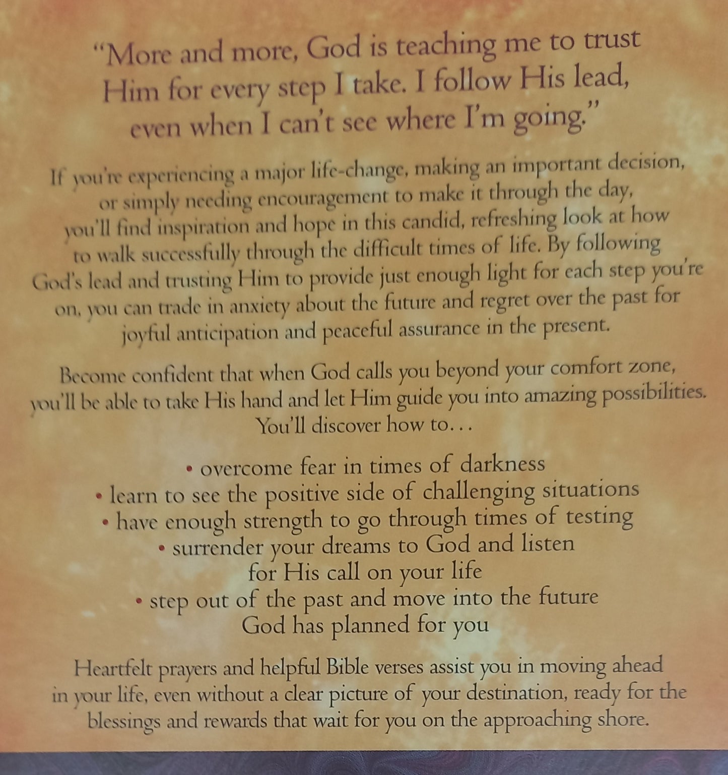 Just Enough Light for the Step I'm On: Trusting God in the Tough Times by Stormie Omartian