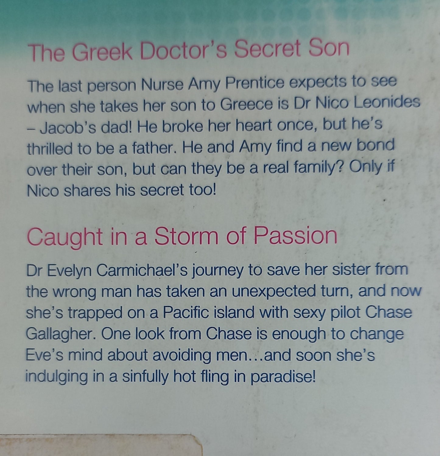 The Greek Doctor's Secret Son 2 in 1