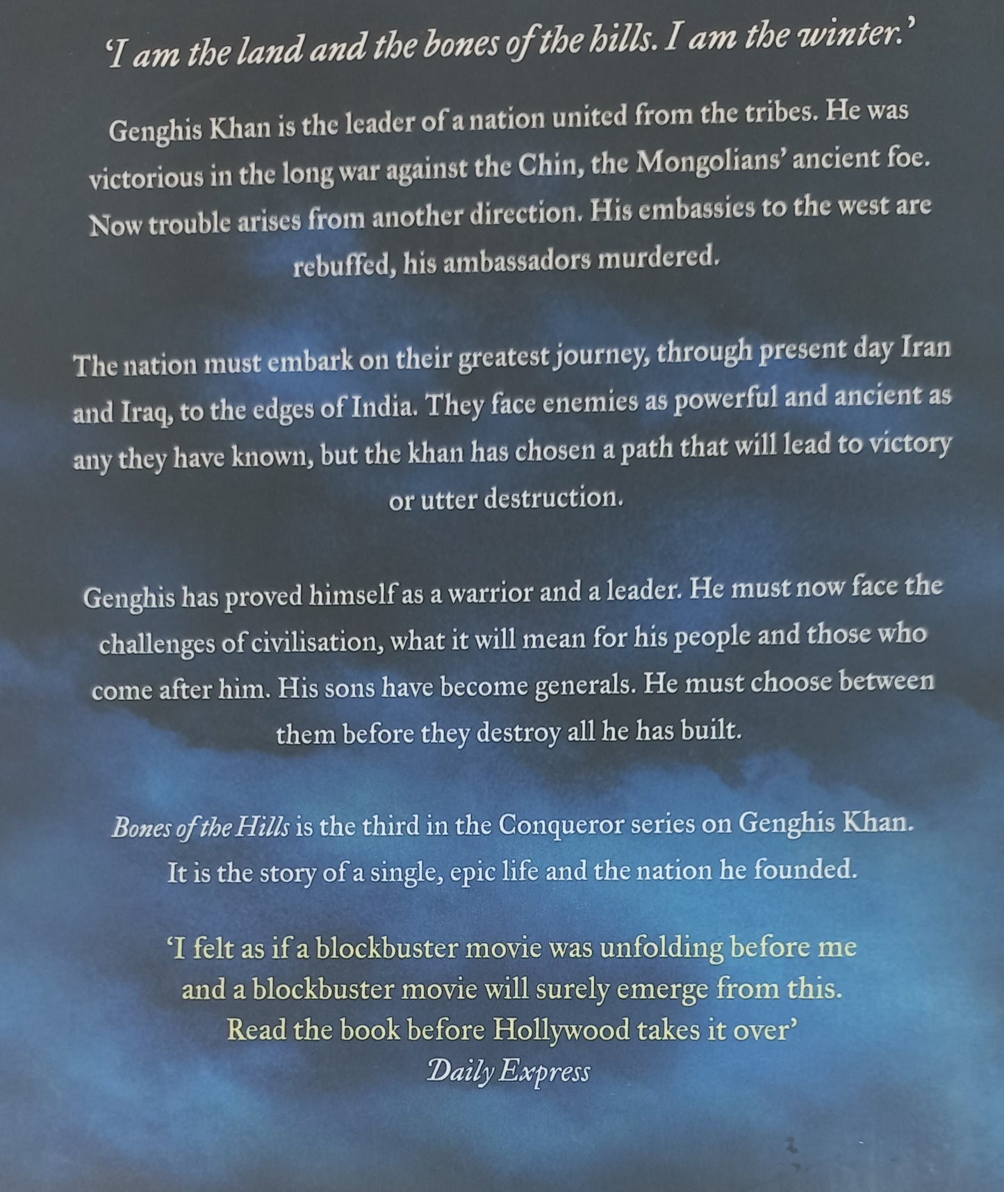 Bones of the Hills by Conn Iggulden (Conqueror #3)