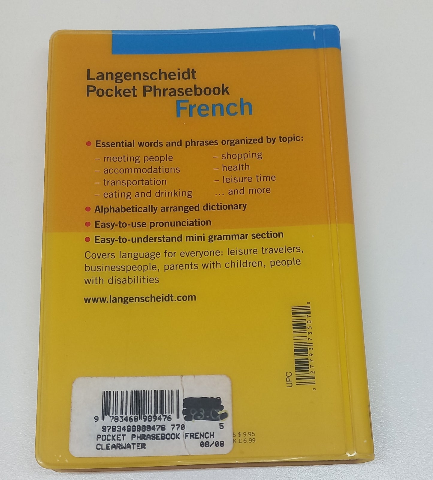 Pocket Phrasebook Frech Langenscheidt