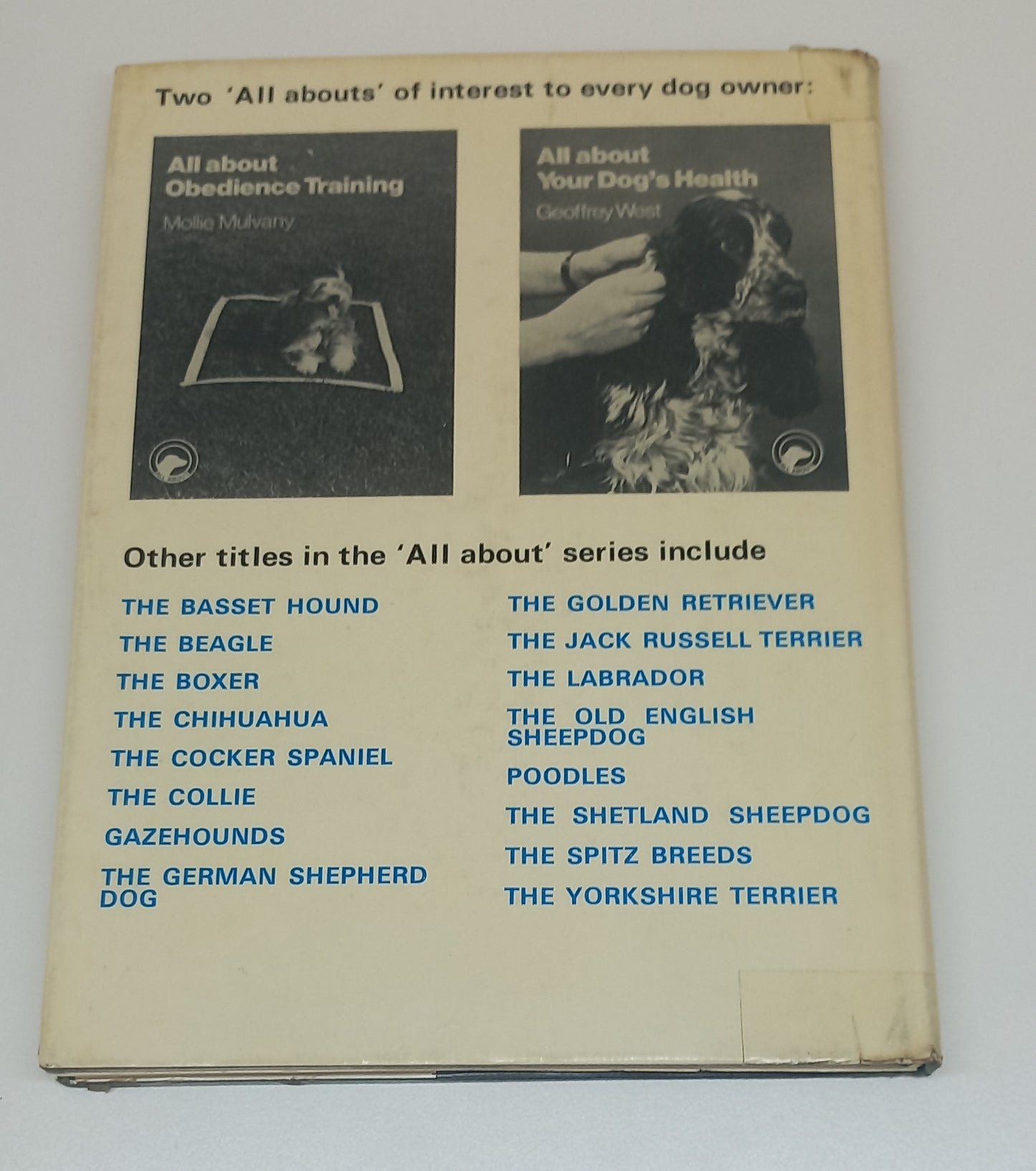 All About the Bull Terrier by Tom Horner