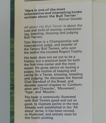 All About the Bull Terrier by Tom Horner