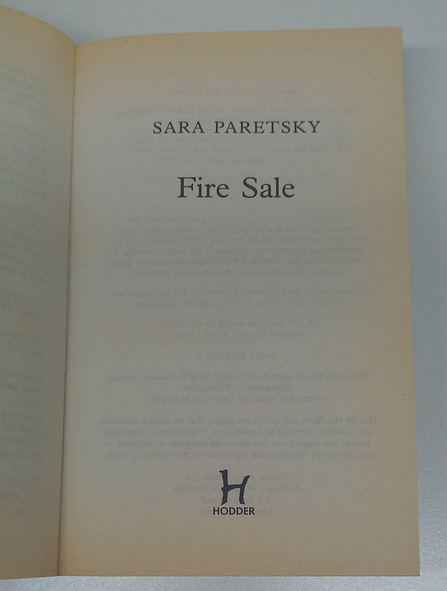 Fire Sale
