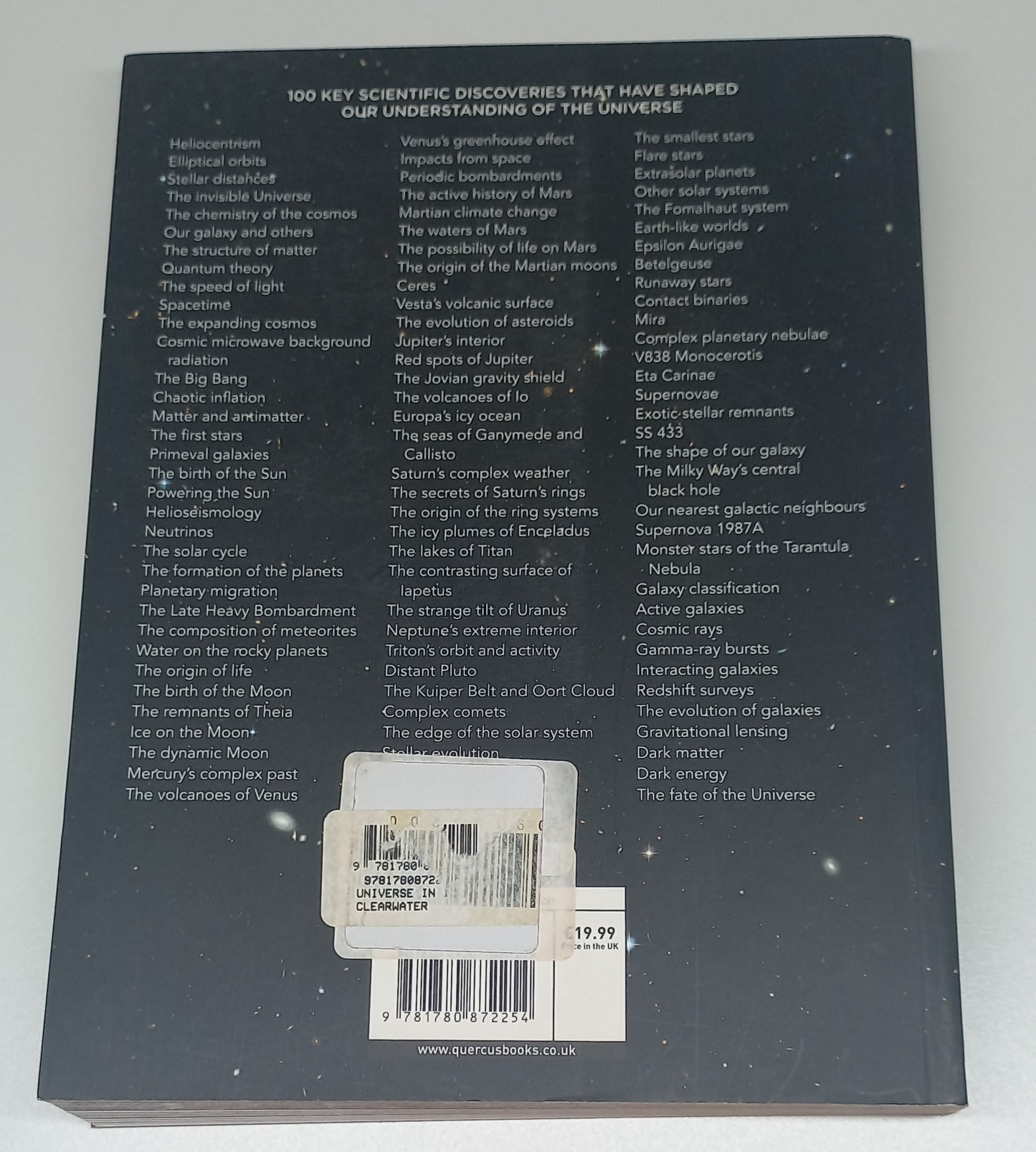 The Universe in 100 Key Discoveries by Giles  Sparrow