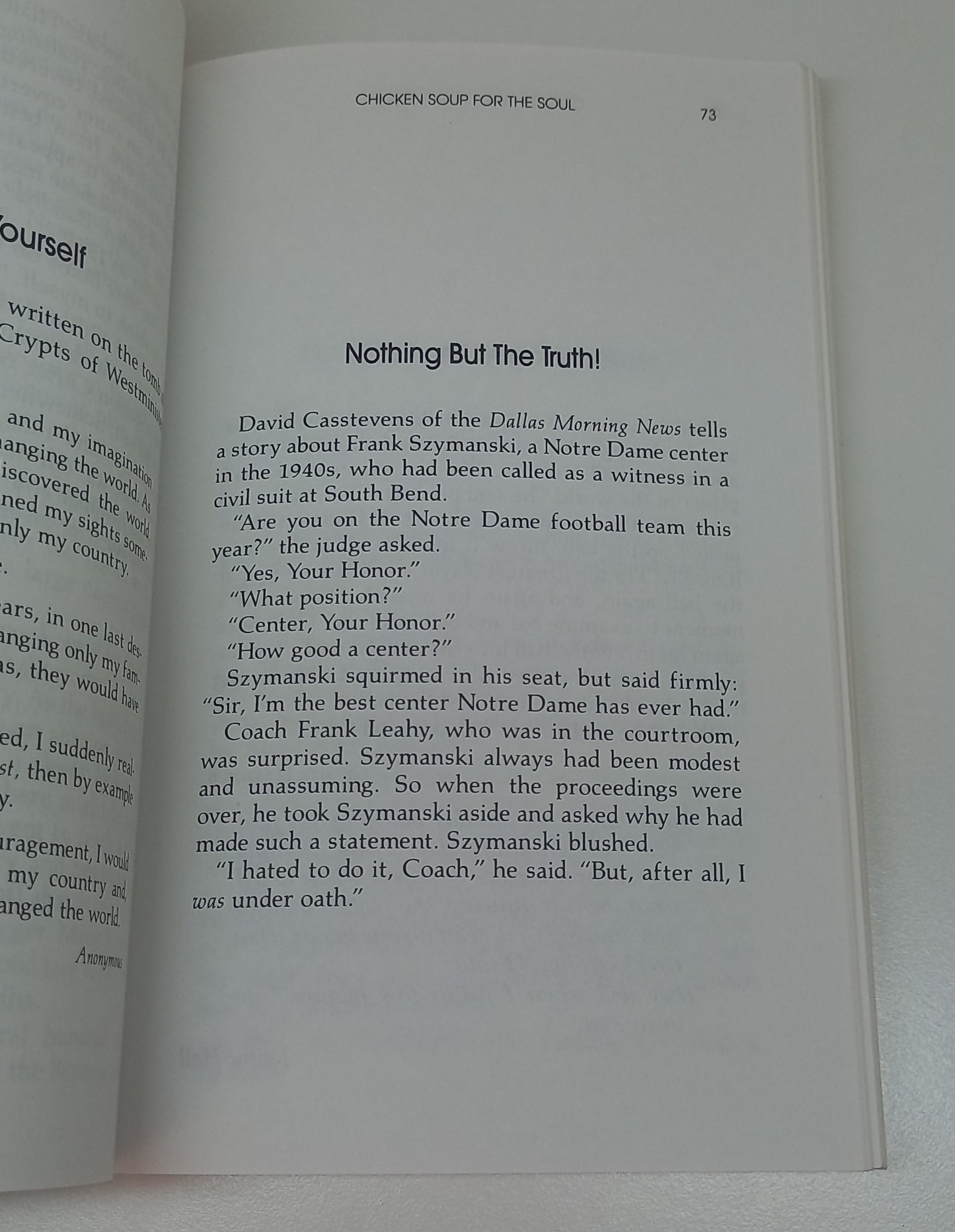 Chicken Soup for the Soul by Jack Canfield & Mark V. Hansen