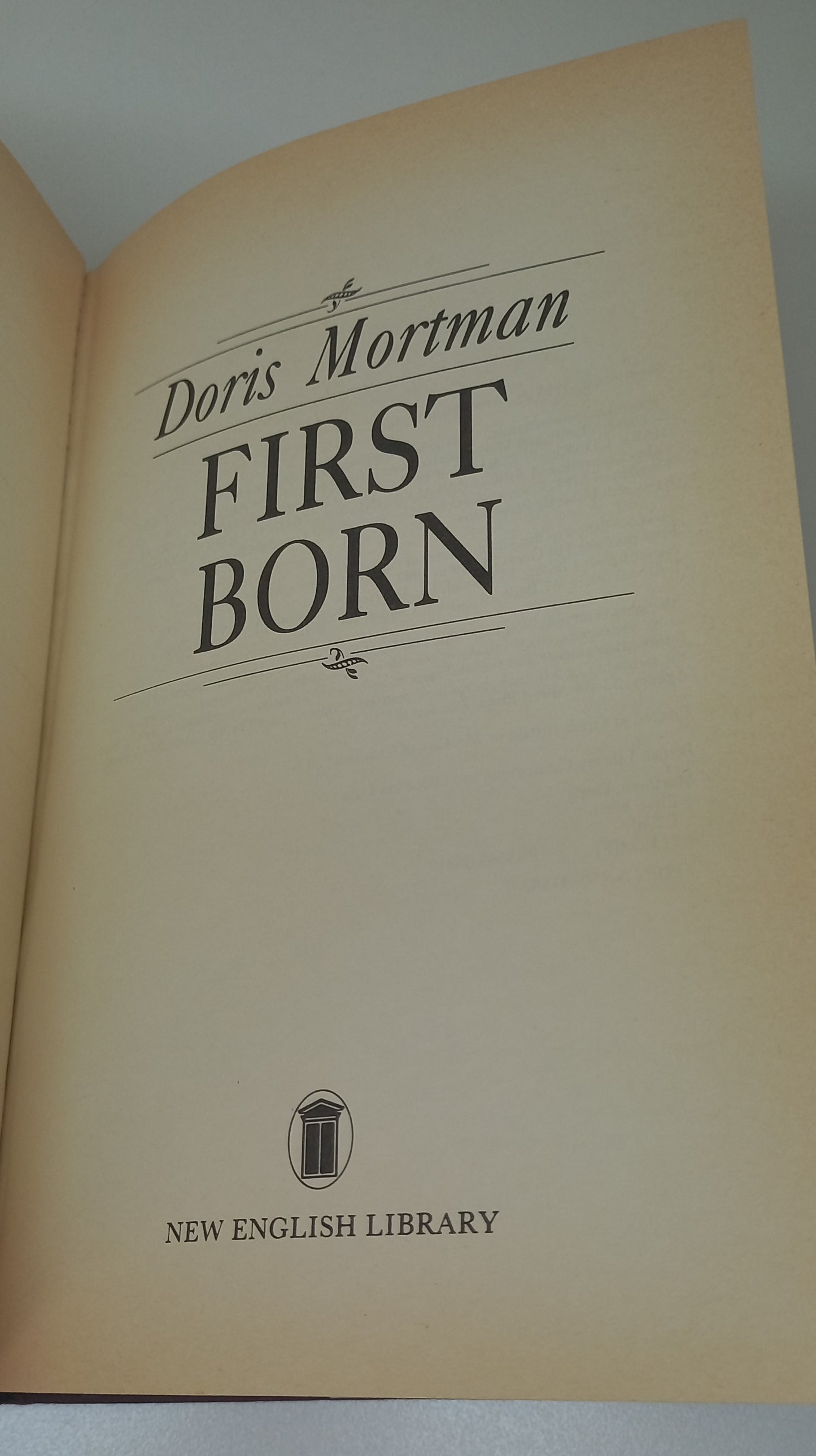 First Born by Dorirs Mortman
