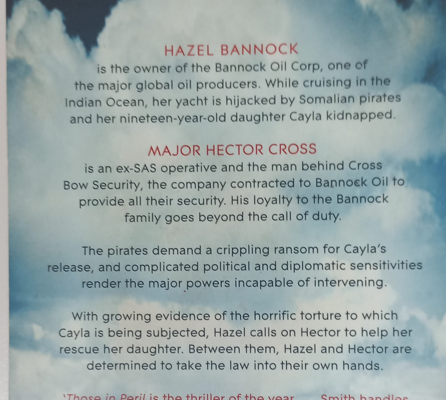 Those in Peril by Wilbur Smith (Hector Cross #1)