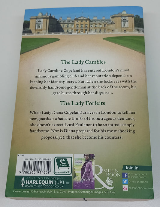 A Regency Lady's Scandal: The Lady Gambles (Copeland Sisters #1) & The Lady Forfeits (Copeland Sisters #2) by Carole Mortimer (2 in 1)