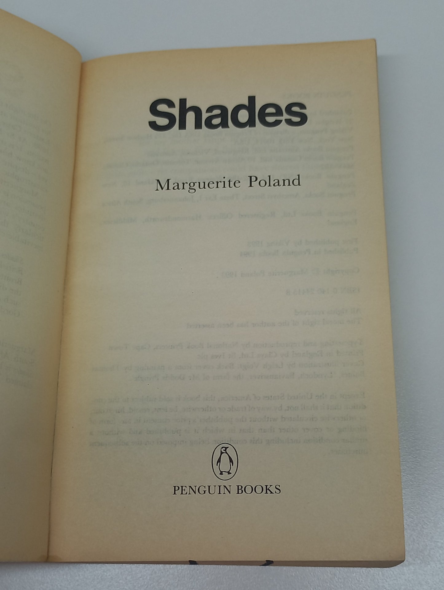 Shades by Marguerite Poland