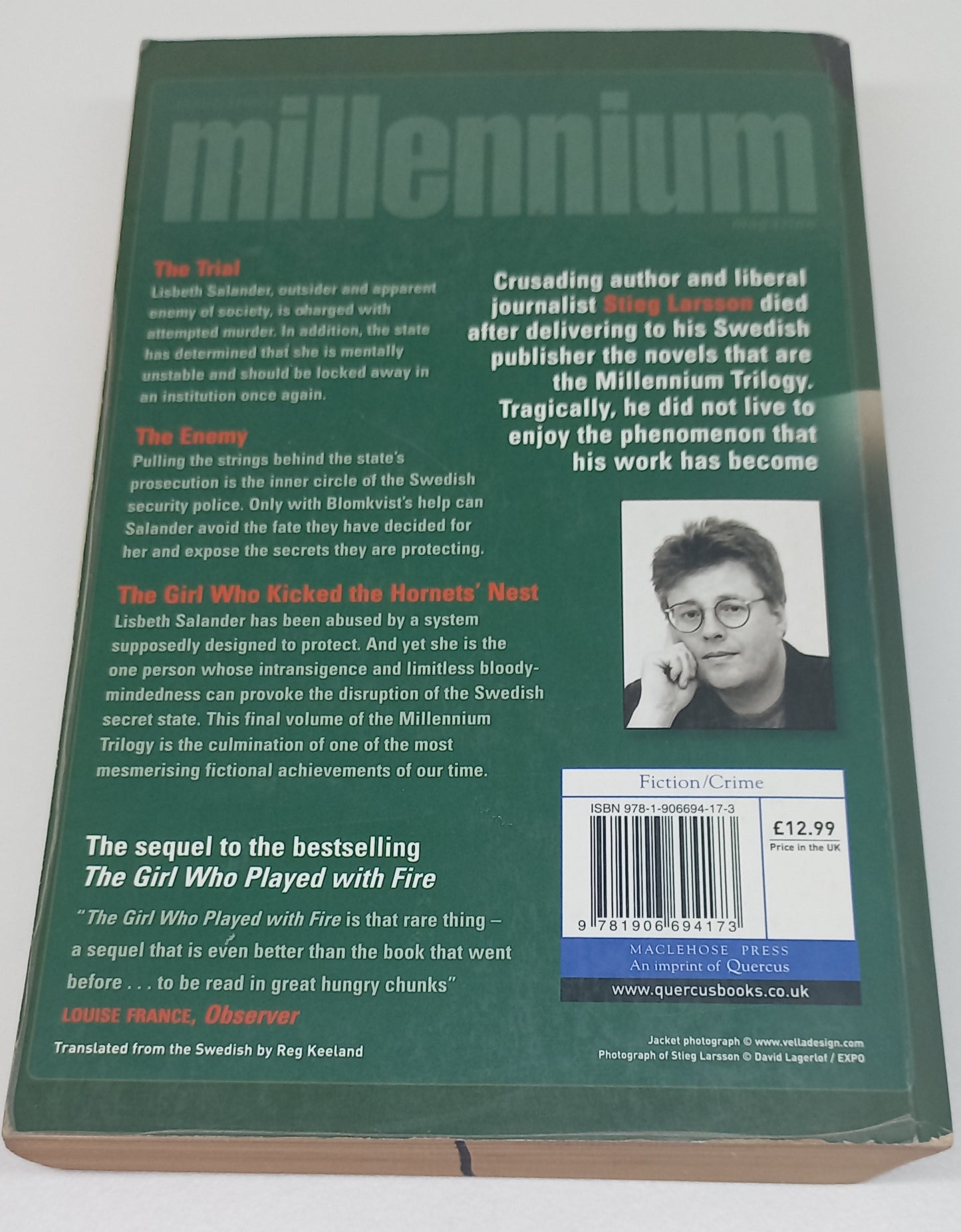 The Girl Who Kicked the Hornet's Nest (Millenium #3) by Stieg Larsson