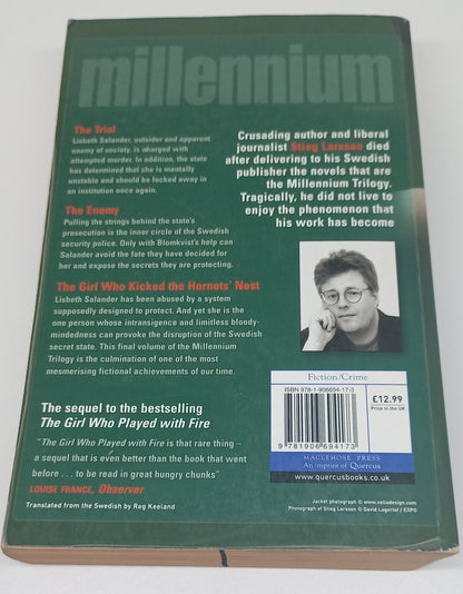 The Girl Who Kicked the Hornet's Nest (Millenium #3) by Stieg Larsson