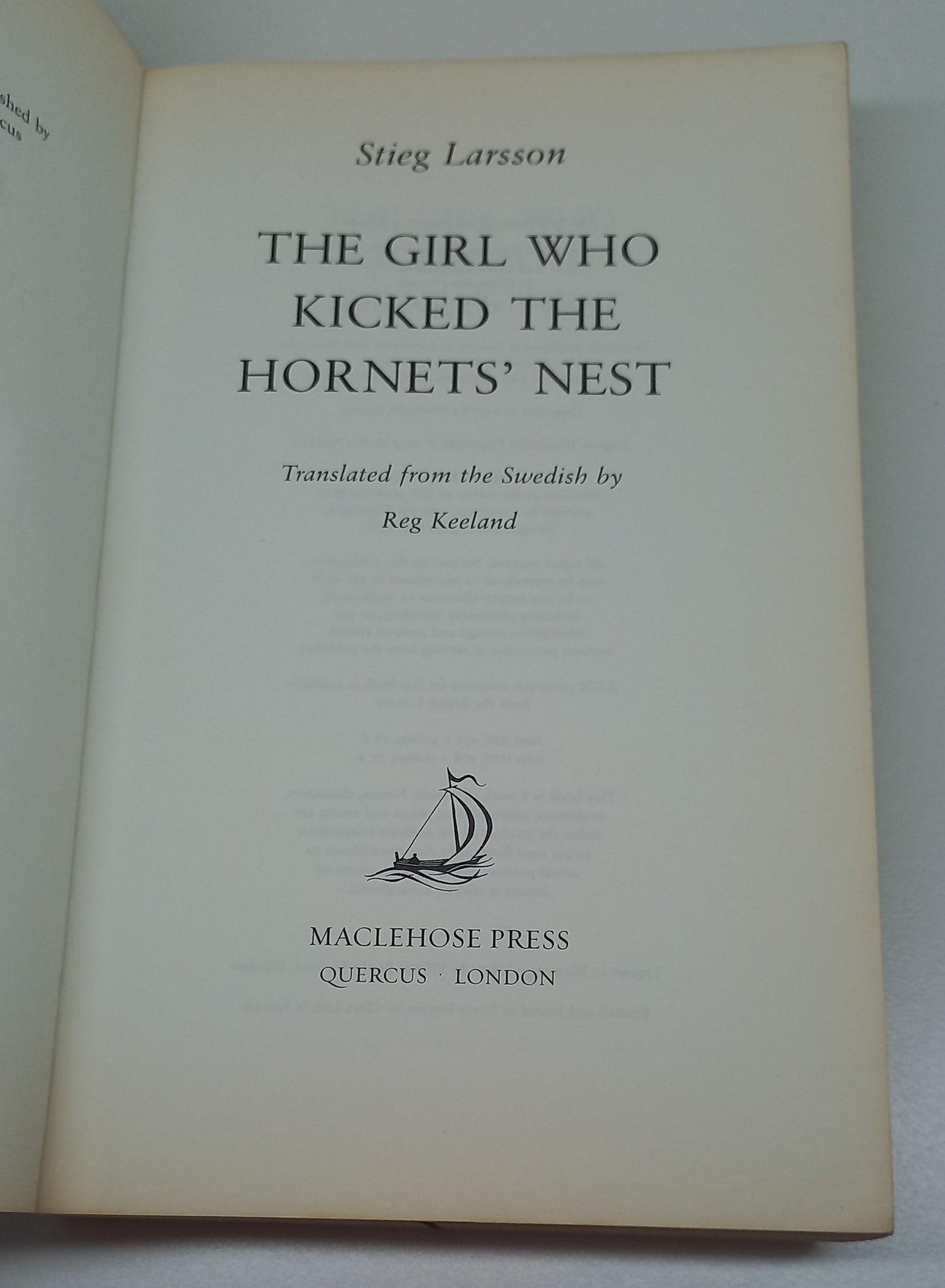 The Girl Who Kicked the Hornet's Nest (Millenium #3) by Stieg Larsson