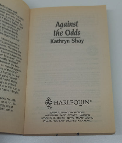 Against The Odds (Serenity House #3) by Kathryn Shay (Harlequin Super Romance)