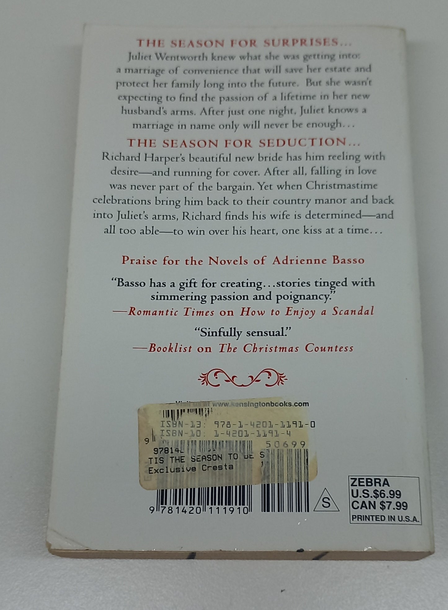 Tis The Season to Be Sinful by Adrienne Basso