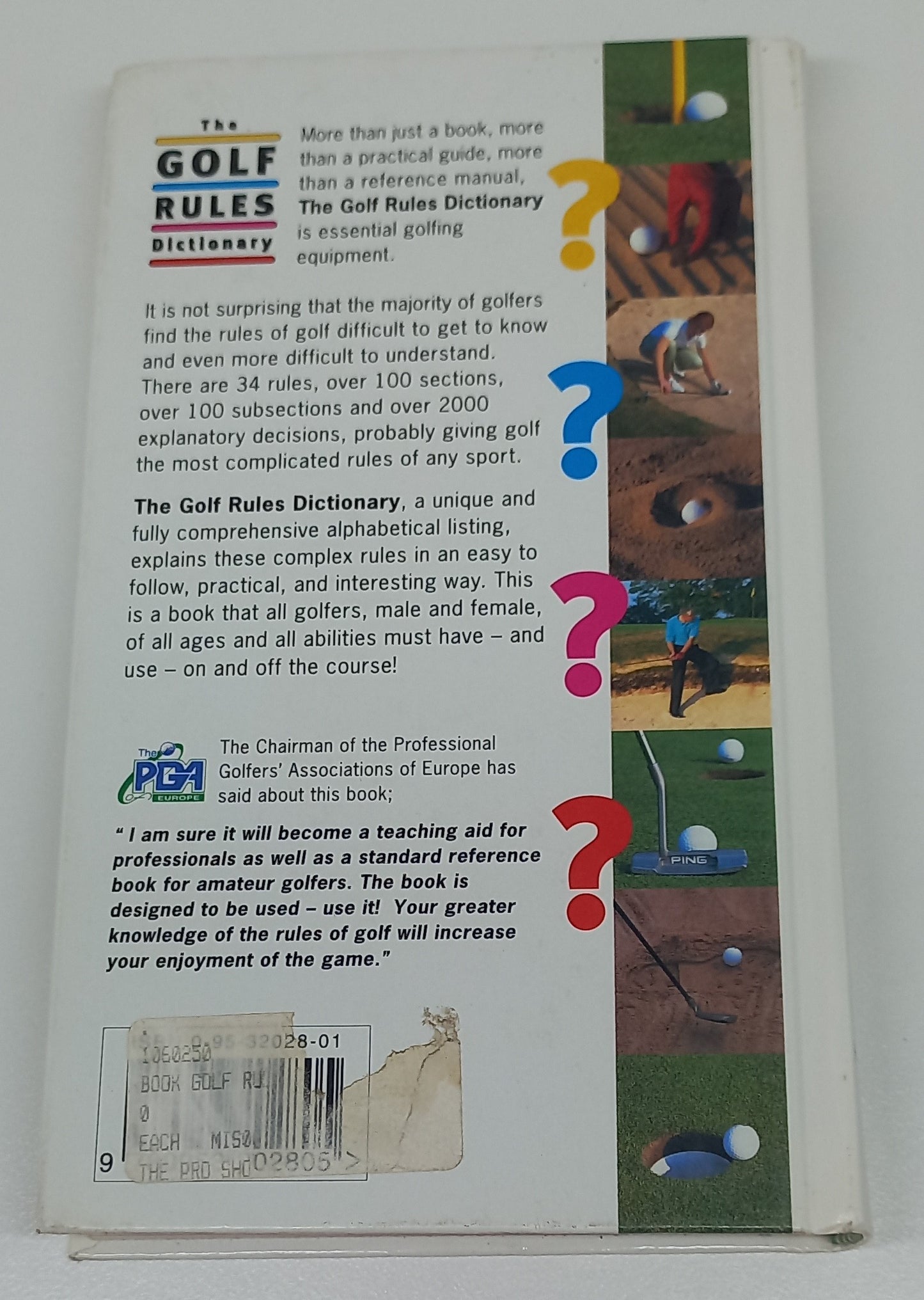 The Golf Rules Dictionary by Hadyn Rutter