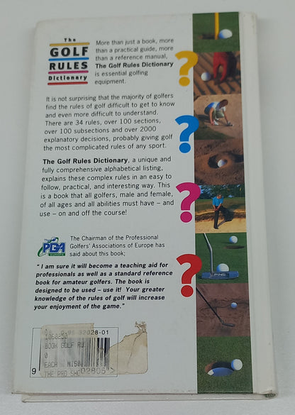 The Golf Rules Dictionary by Hadyn Rutter