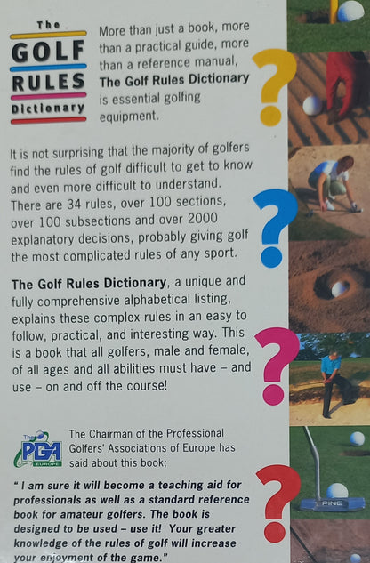 The Golf Rules Dictionary by Hadyn Rutter