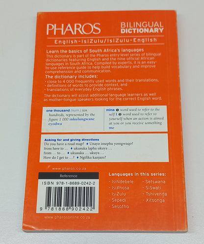 English - IsiZulu Pharos Bilingual Dictionary