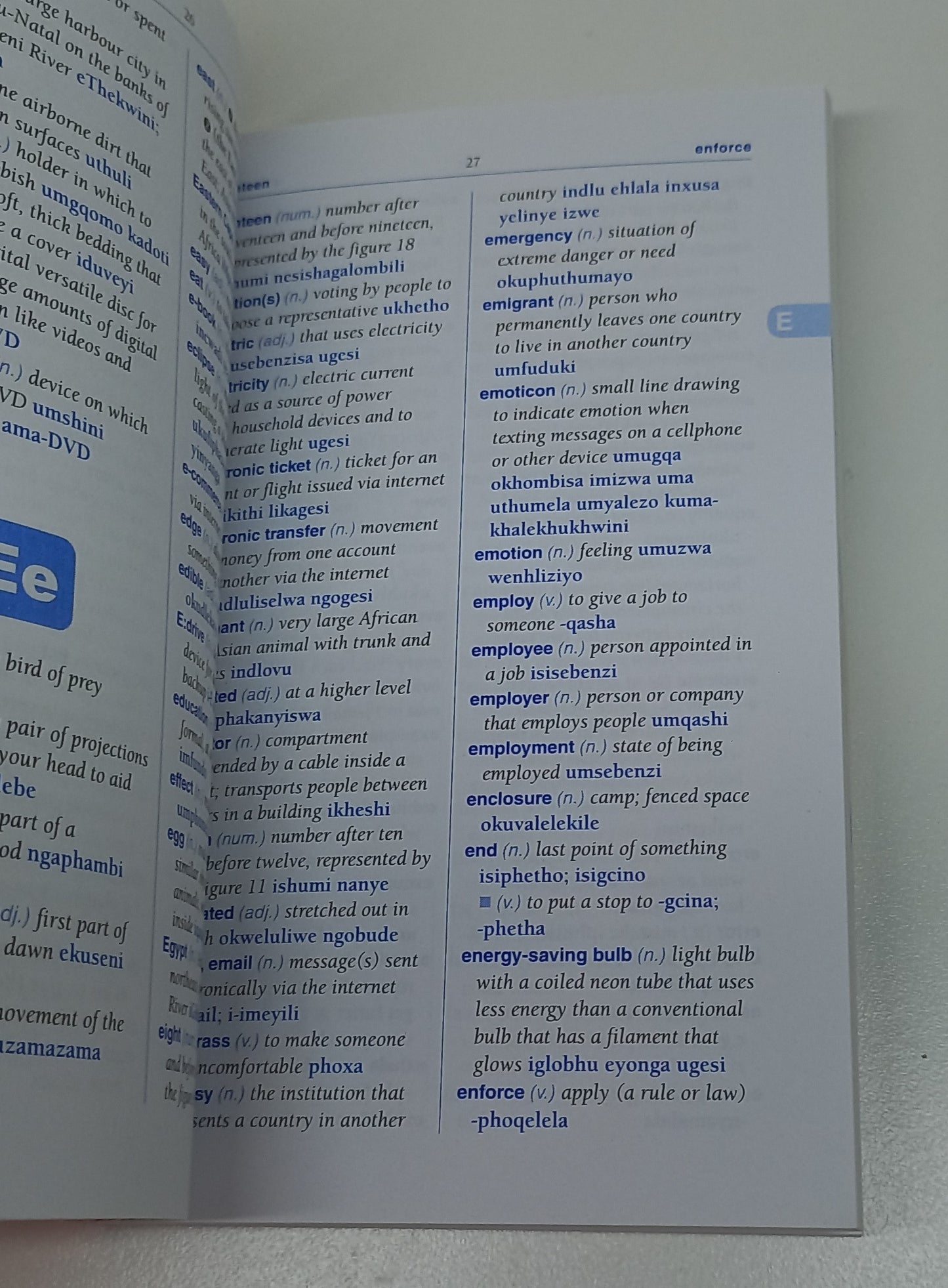 English - IsiZulu Pharos Bilingual Dictionary