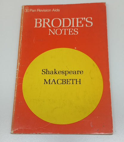 Macbeth Shakespeare Brodie's Notes (Pan Revision Aids)
