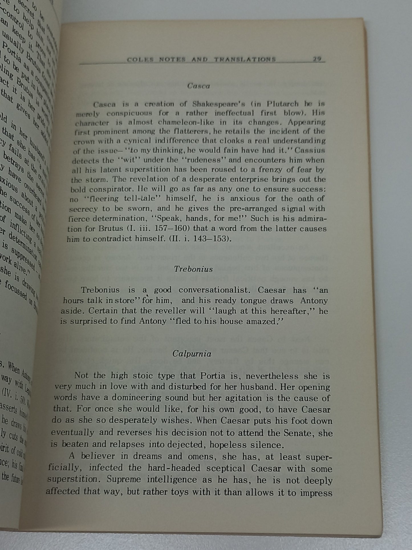 Julius Caesar Notes by Coles Notes (William Shakespeare)
