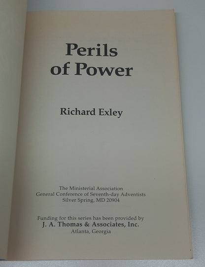Perils of Power by Richard Exley Ministry Releases
