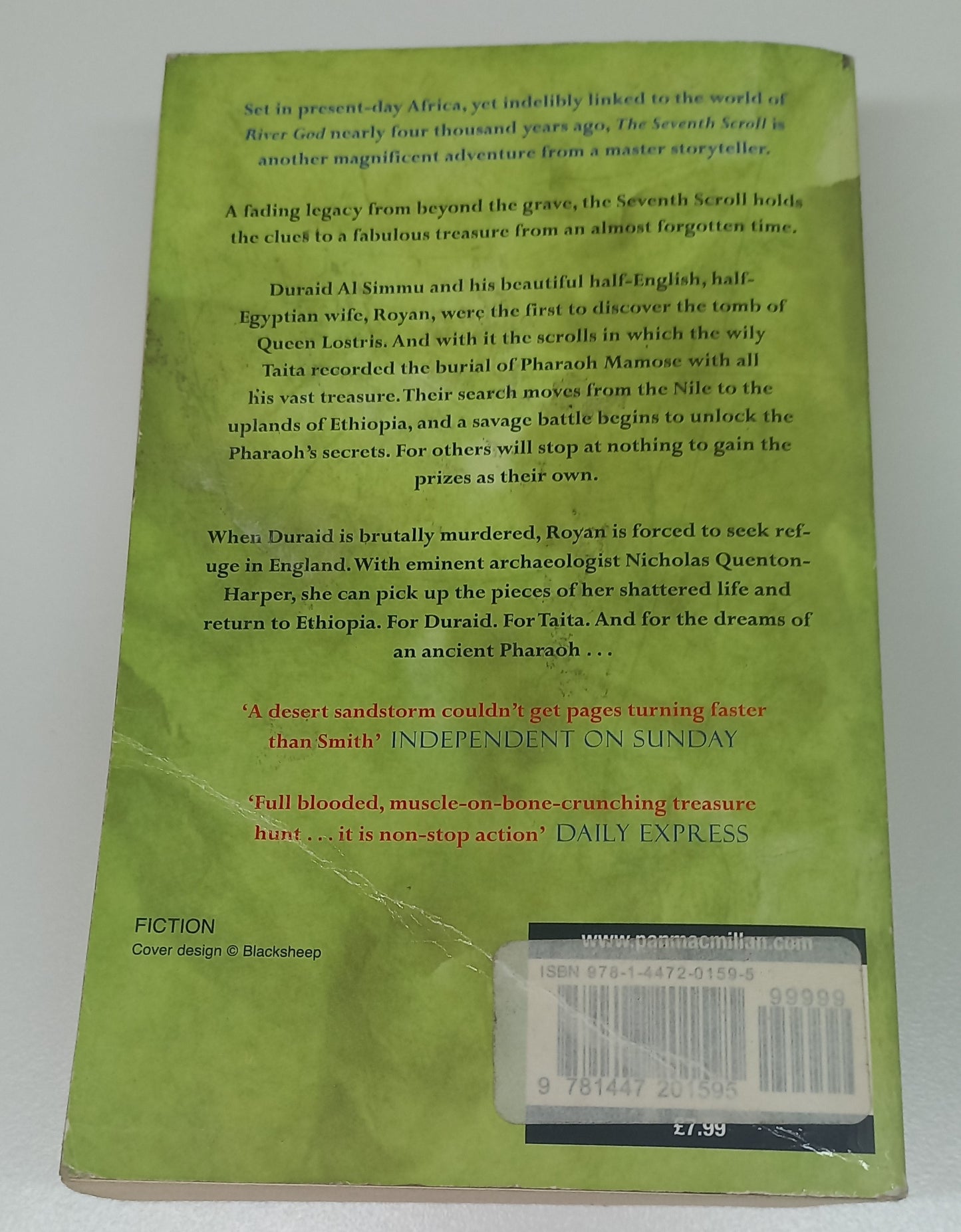 The Seventh Scroll by Wilbur Smith (Ancient Egypt #2)