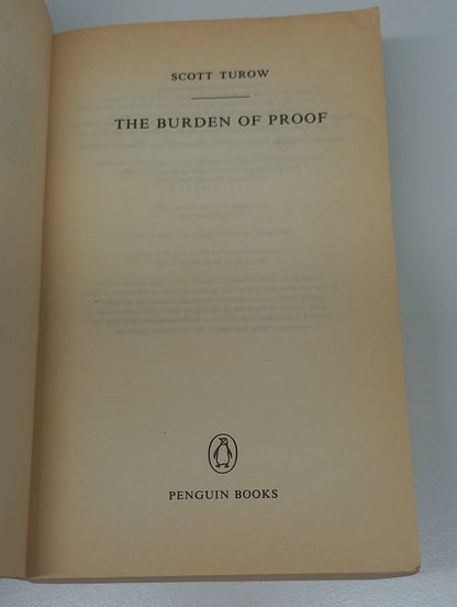 The Burden of Proof by Scott Turow (Kindle County Legal Thriller #2)