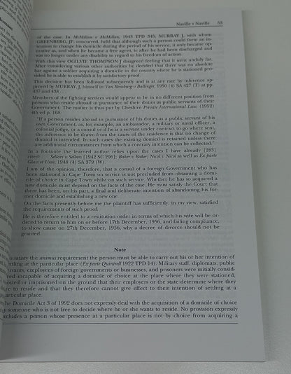Casebook on the South African Law of Persons / Vonnisbundel oor die Suid-Afrikaanse Personereg Second Edition 2003 by D.S.P Cronje & J. Heaton