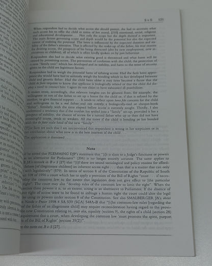 Casebook on the South African Law of Persons by D.S.P. Cronje & J. Heaton Vonnisbundel oor die suid-Afrikaanse Personereg 1999