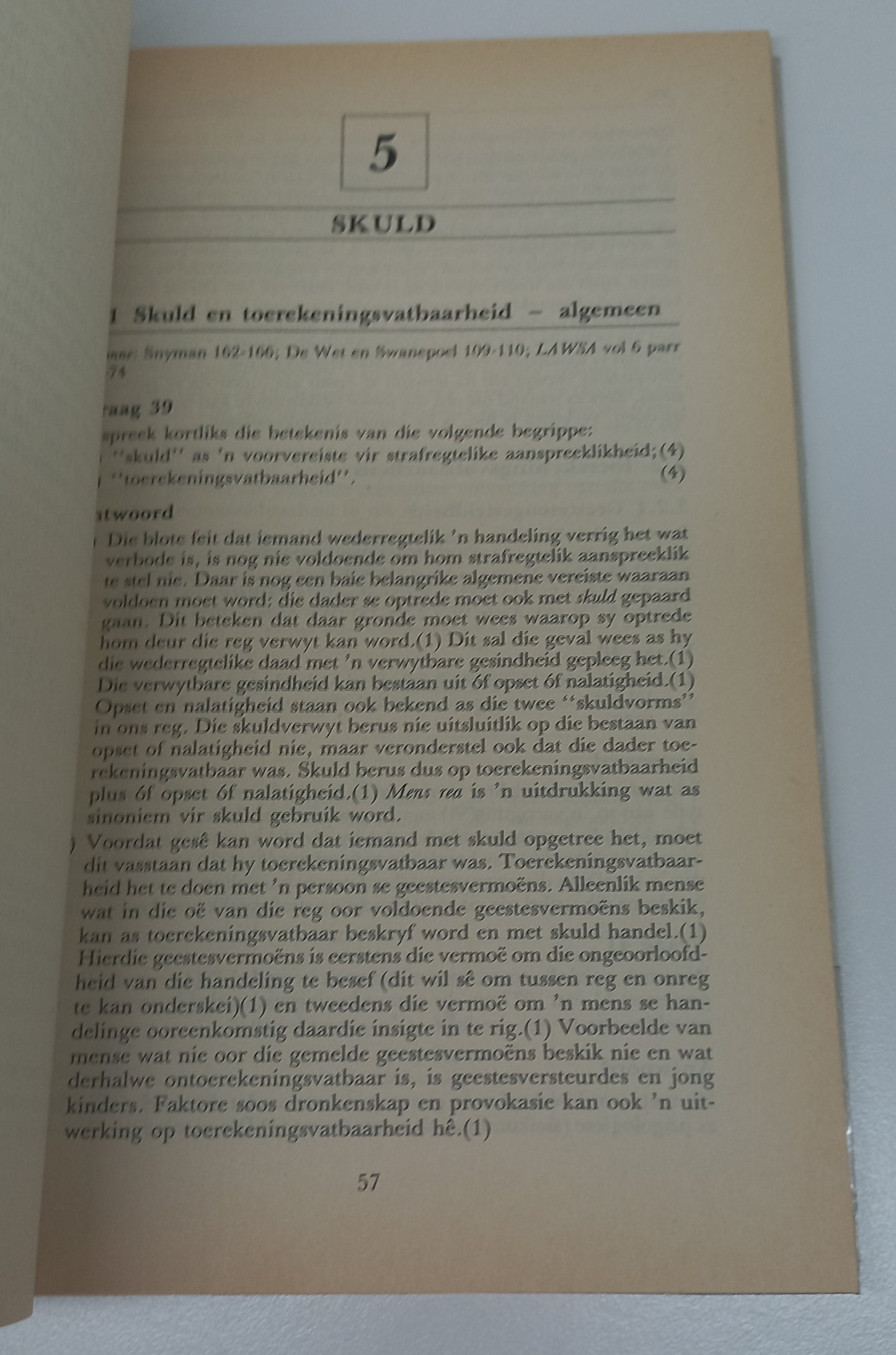 Werkboek Vir Strafreg Tweede Uitgawe C.R. Snyman Digma Werkboekreeks